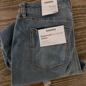 COPY - Sonoma Skinny Mid Rise Jeans NWT